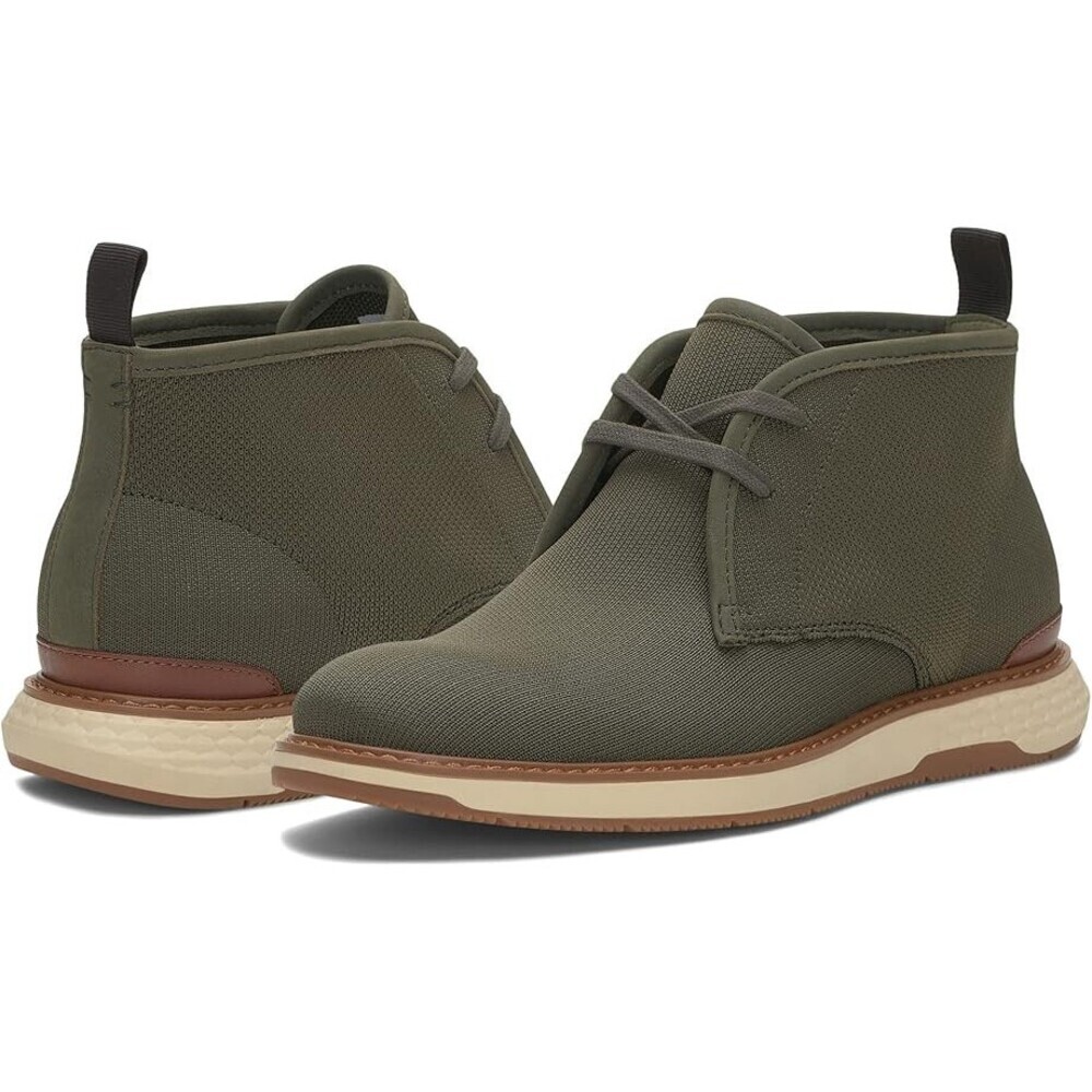 Vince Camuto Saveli Boots Men's US 12 Green Round Toe Ankle Chukka JOBB1210
